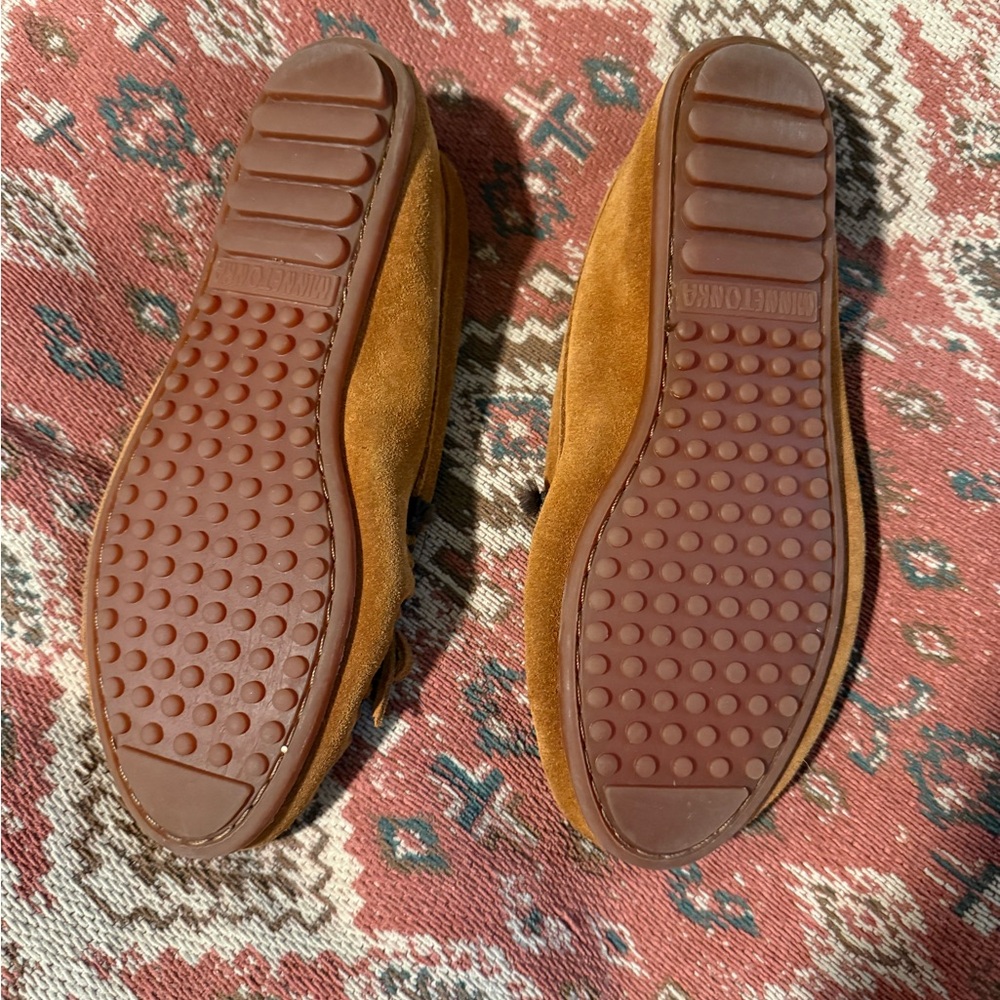 Minnetonka leather loafer moccasins - Picture 2 of 7